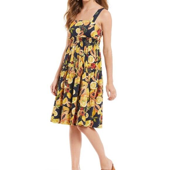Gianni Bini Womens Size S Fruit Print Sleeveless Dress - Picture 1 of 10